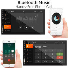 Car play Radio 1 DinAndroid Auto Multimedia Player HD 7‘’ Touch Screen FM AUX Input Bluetooth MirrorLink Universal