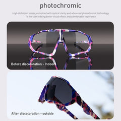 New Red Photochromic Cycling Glasses Gafas Ciclismo Fishing Sport Sunglasses MTB Bike Glasses Fietsbril Goggles Bicycle Eyewear