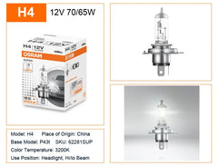 OSRAM Original H1 H4 H3 H7 12V 55W 65W 100W Yellow Light Standard Lamp 3200K Headlight Fog Lamp Car Halogen Bulb OEM Quality 1X