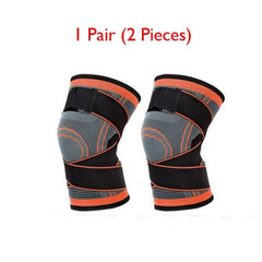 Men Women Knee Support Compression Sleeves Joint Pain Arthritis Relief Running Fitness Elastic Wrap Brace Knee Pads With