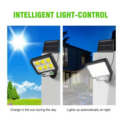 LED Solar Split Wall Lamp 3 Mode Waterproof Motion Sensor Lamps Garden Street Lighting Solar Lamp For Garage Security Wall Light