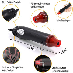 Heat Shrink Butt Waterproof Solder Seal Wire Cable Splice Terminal Kit Crimp Terminals Electrical with Hot Air Gun