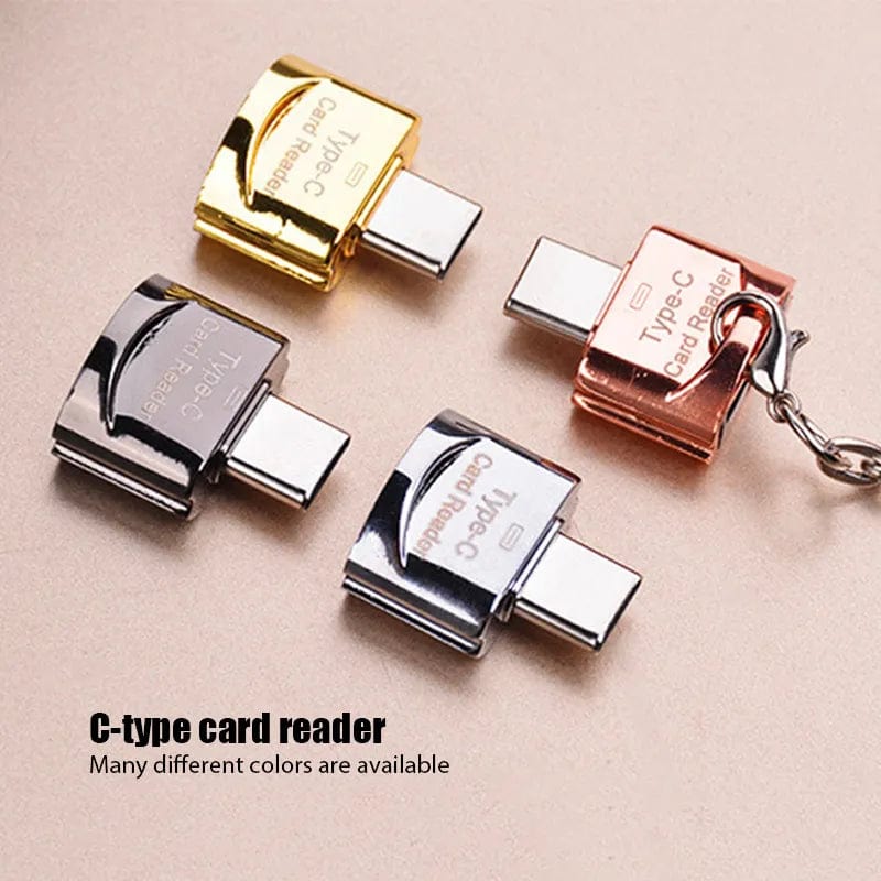 USB 3.1 Type C To Micro-SD TF Adapter Card reader High Speed Card Reader Smart Memory Card Reader For Apple Samsung Laptop