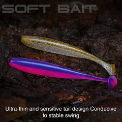 Soft Lures NEW SIZE 100mm 120mm T Easy Shiner Artificial Soft Baits Odour Added For Bass Fishing Wobblers