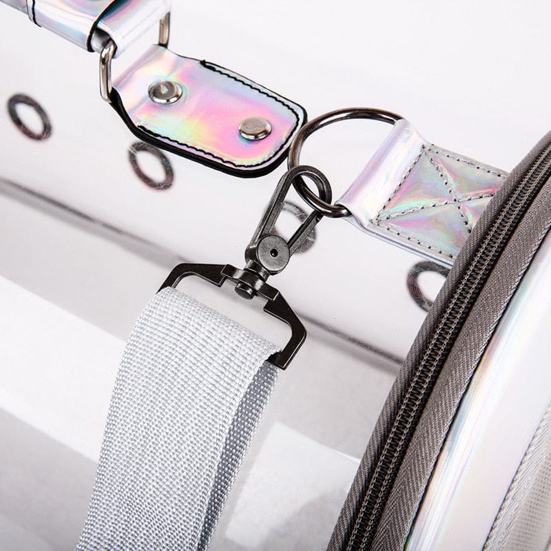 Free shipping Cat bag Breathable Portable Pet Carrier Bag Outdoor Travel backpack for cat and dog Transparent Space pet Backpack - Wowza