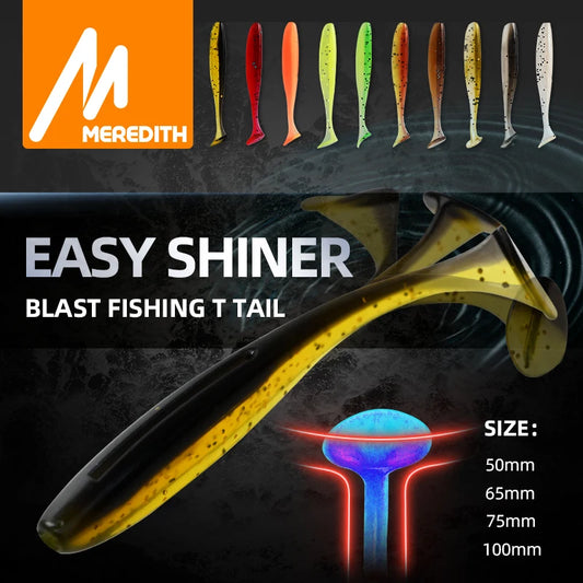 Easy Shiner Fishing Lures 50mm 65mm 75mm 100mm Wobblers Carp Fishing Soft Lures Silicone Artificial Plastic Baits