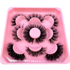 2023 New 5 pairs natural false eyelashes fake lashes long makeup 3d mink lashes eyelash extension mink eyelashes short eyelashes