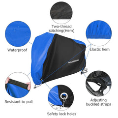 Black Blue Waterproof Motorcycle Covers Motors Dust Rain Snow UV Protector Cover Indoor Outdoor M L XL XXL XXXL D25