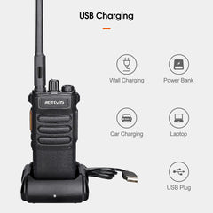 10W Retevis Walkie Talkie Long Range RT86 Walkie-talkies 1/ 2 pcs Two-way radio Powerful Portable Radio Communicator For Hunting