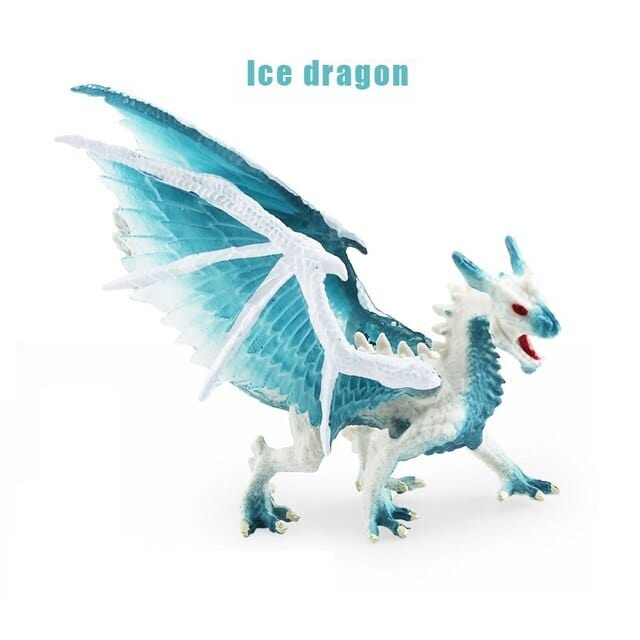 Hot Realistic Mythical Animal Model Dragon Figurines Simulation Monster Warcraft Firehawk Action Figure Children Colection Toys