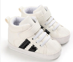 Newborn Baby Shoes Boy Girl Classical Sport Soft Sole PU Leather Multi-Color First Walker Crib Moccasins Casual Sneakers Shoes