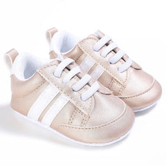 Newborn Baby Shoes Boy Girl Classical Sport Soft Sole PU Leather Multi-Color First Walker Crib Moccasins Casual Sneakers Shoes