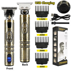 Electric Hair Clipper Hair Trimmer For Men Rechargeable Electric Shaver Beard Barber Hair Cutting Machine For Men Hair Cut