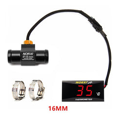 Motorcycle KOSO Water Temperature Mini Meter For XMAX250 300 NMAX CB 400 CB500X Sensor thermomete Temp gauges Scooter Racing