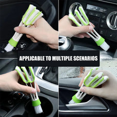 Car Cleaning Brush Air Conditioner Vent Cleaner Detailing Dust Removal Blinds Duster Outlet Brush Car-styling