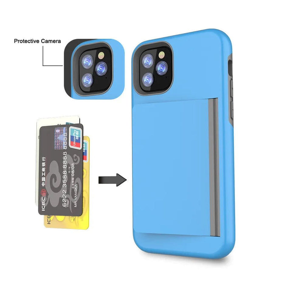 Candy Color Case For iPhone 14 13 12 11 Pro  7 8 Plus 6 6s X XS MAX XR Case Armor Card Slot Cover for iPhone 11 11Pro 11Pro Max