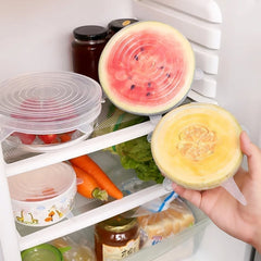 Silicone Cover Fresh-keeping Stretch Lid Reusable Airtight Cap Wrap Kitchen Accessories Refrigerator Storage