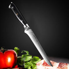 XITUO Damascus kitchen Knife 1-9PC 67 layers Japan Damascus steel Chef knife Sharp Sankotu Cleaver Boning Paring knife G10 handl - Wowza