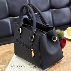 Leather Ladies HandBags Women Vintage Purse Plush Tassel Messenger Bags Tote Boston Shoulder Crossbody Bag