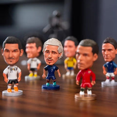 6.5cm Soccer Star Figure Mini Football Player Car Ornaments Collection Doll Star Sports Action Figures Souvenirs Toys Fans Gifts