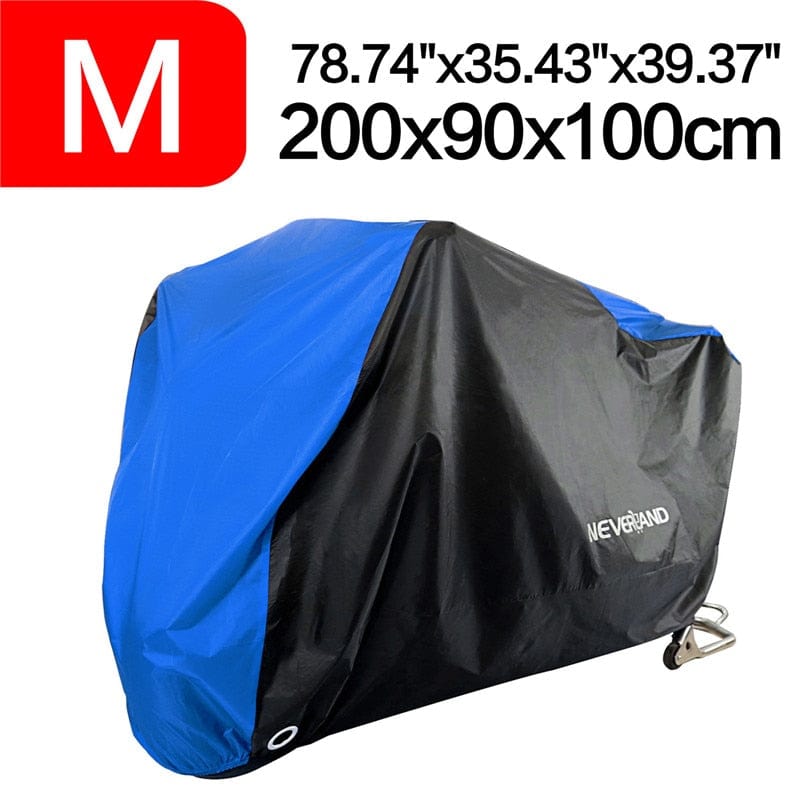 Black Blue Waterproof Motorcycle Covers Motors Dust Rain Snow UV Protector Cover Indoor Outdoor M L XL XXL XXXL D25