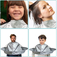 DIY Hair Cutting Cloak Umbrella Capes Apron Coat Salon Barber Stylist Cape Hair Barber Gown Cover Household Cleaning Protecter