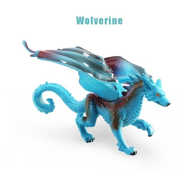 Hot Realistic Mythical Animal Model Dragon Figurines Simulation Monster Warcraft Firehawk Action Figure Children Colection Toys