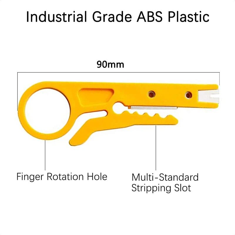 Wire Stripper Mini Pocket Portable Knife Crimper Pliers Crimping Tool Cable Stripping Wire Cutter Crimpatrice Tool Parts