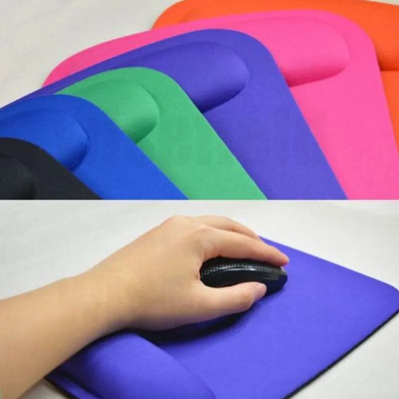 Foam Wrist Mouse Pad Simple Solid Color Comfortable Thick Sponge Mouse Gaming Pc Keyboard Desk Mat