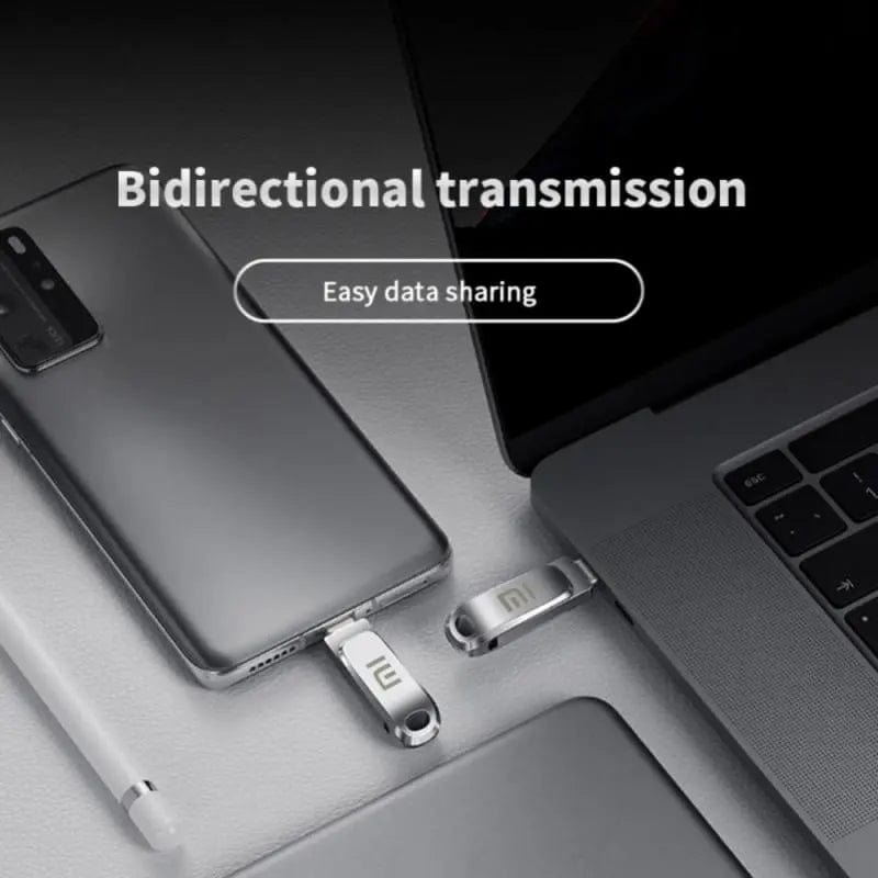 2TB Flash Drive 1024GB 512GB USB 3.1 Type-C Interface Mobile Phone Computer Mutual Transmission Portable USB Memory