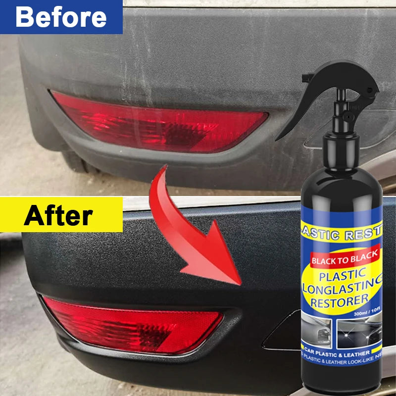 Plastic Restorer Back To Black Gloss Car Plastic Leather Restorer Car Cleaning Products Auto Polish And Repair Coating Renovator