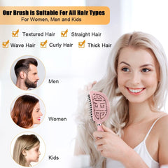 Pop Brush Brosse Detangling Hair Brush Women Nylon Scalp Massage Hair Comb Wet Curly Hairbrush Hairdressing Styling Tools