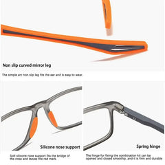 Reading Glasses Photochromic TR90 Anti-blue Light Multifocal New Progressive Near Far Eyewear Men Women Sports Eyeglasses