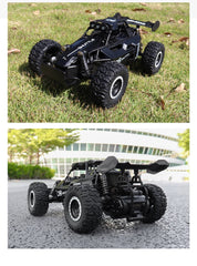 Model RC Car With LED Light 2WD Off-road Remote Control Climbing Vehicle Outdoor Cars Toy Gifts for Kids