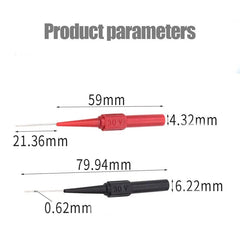 30V Car Tip Probes Diagnostic Tools Auto Multimeter Test Leads Back Piercing Needle Tip Probes Mechanical Tools