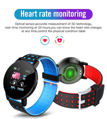 119 Smart Watch Men Women Heart Rate Blood Pressure Monitoring Bluetooth Smartwatch Fitness Tracker Watch Sport For Android IOS