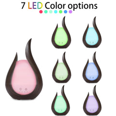 Aroma Diffuser 7 Colors LED Light Essential Oil Diffuser Cool Mist Electric Led Light Ultrasonic Air Humidifier 200ML for Home