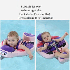 Mambobaby Baby Float Swimming Ring With Roof Infant Waist Floater Non-Inflatable Buoy Beach Pool Accessories Toys Swim Trainer