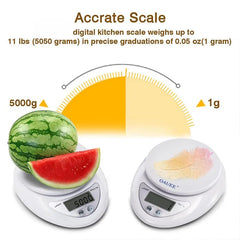 1kg 5kg Mini Kitchen Electronic Scales Home LCD Electronic Scales Kitchen Cooking Scale Food Scale