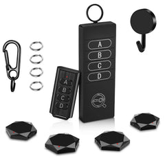 New Anti Lost Tracker Key Finder Locator Portable Wireless Smart Pet Wallet Tracker With 164ft Remote Control 4 Receivers