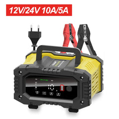 Battery Charger 12V/24V Smart Charger Lithium AGM GEL Lead-Acid LiFePO4 Battery Chargers