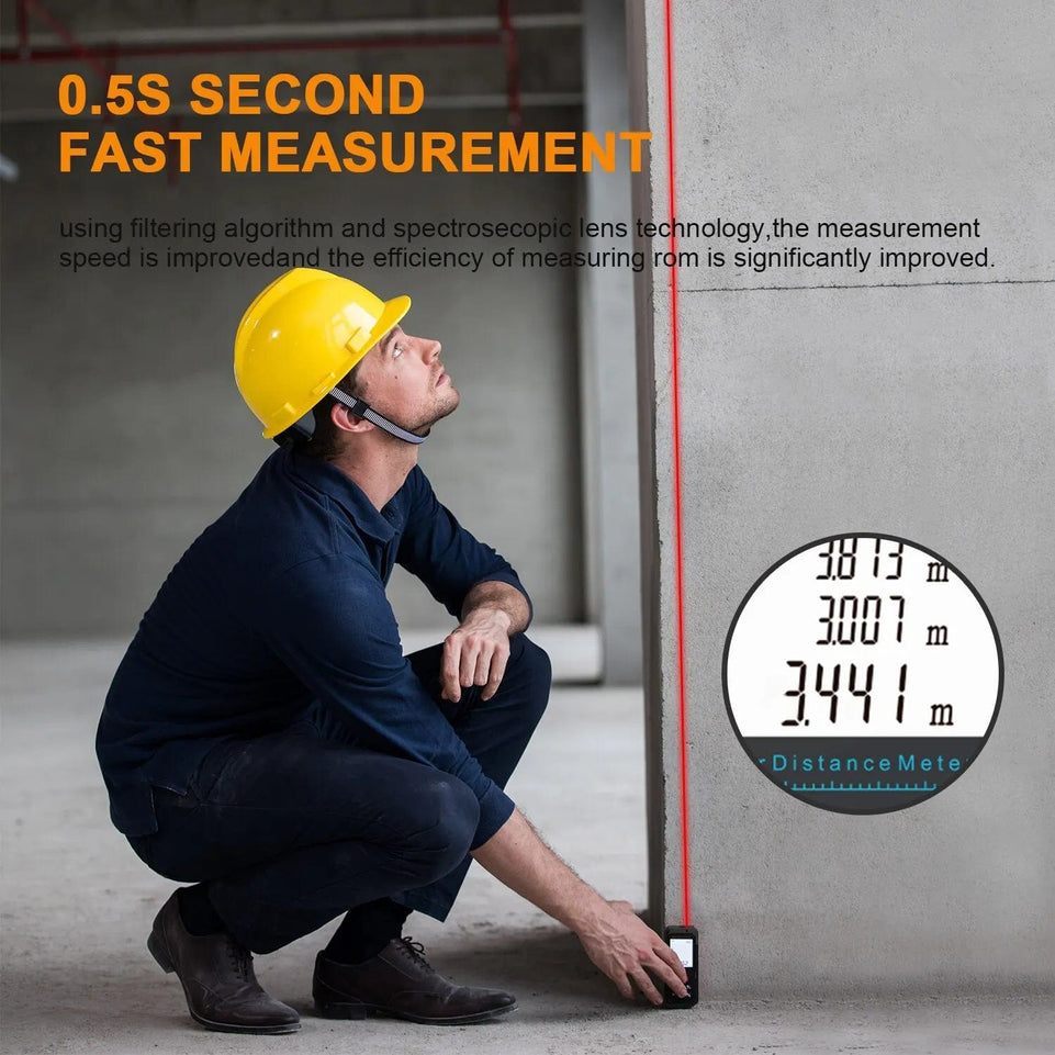 Mileseey X5 Laser Tape Measure Distance Meter Roulette Digital Tape Rangefinder Range Finder