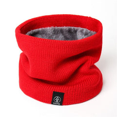 2022 New Neck Scarf Winter Women Men Solid Knitting Collar Thick Warm Velveted Rings Scarves High Quality Allmatch Muffler