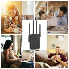 Wireless WiFi Repeater Wifi Signal Booster Dual-Band 2.4G 5G WiFi Extender 802.11ac Gigabit WiFi Amplifier WPS Router