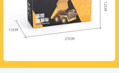 RC Excavator Dumper Car 2.4G Remote Control Engineering Vehicle Crawler Truck Bulldozer Toys for Boys Kids Christmas Gifts