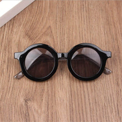 2023 New Fashion Children's Sunglasses Infant's Retro Solid Color Ultraviolet-proof Round Convenience Glasses Eyeglass For Kids