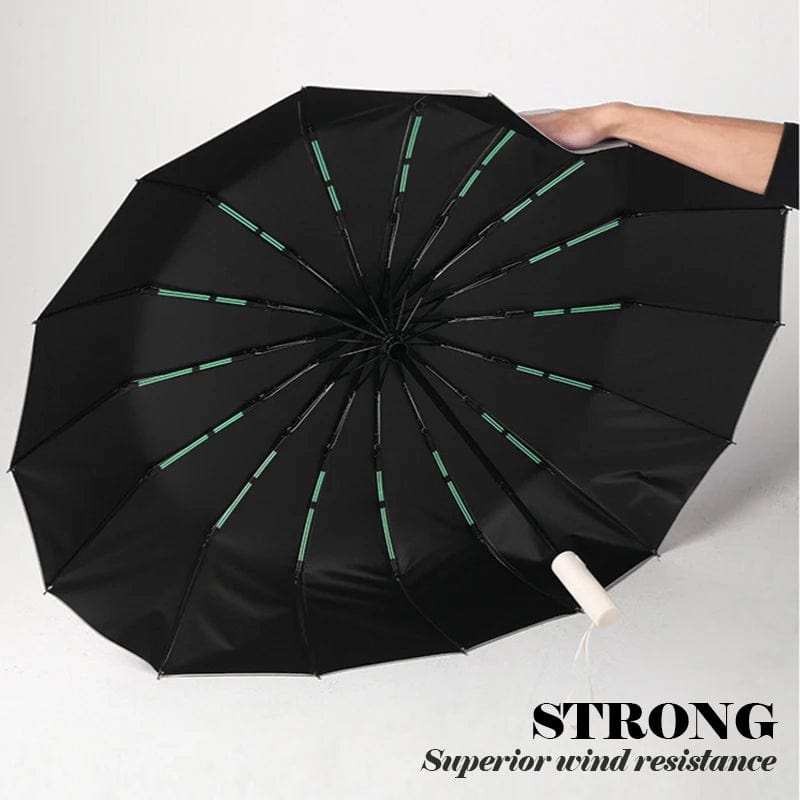 Large Umbrella Men Women's Windproof Compact Umbrellas Automatic Fold Business Luxury Sun Rain Umbrella Travel
