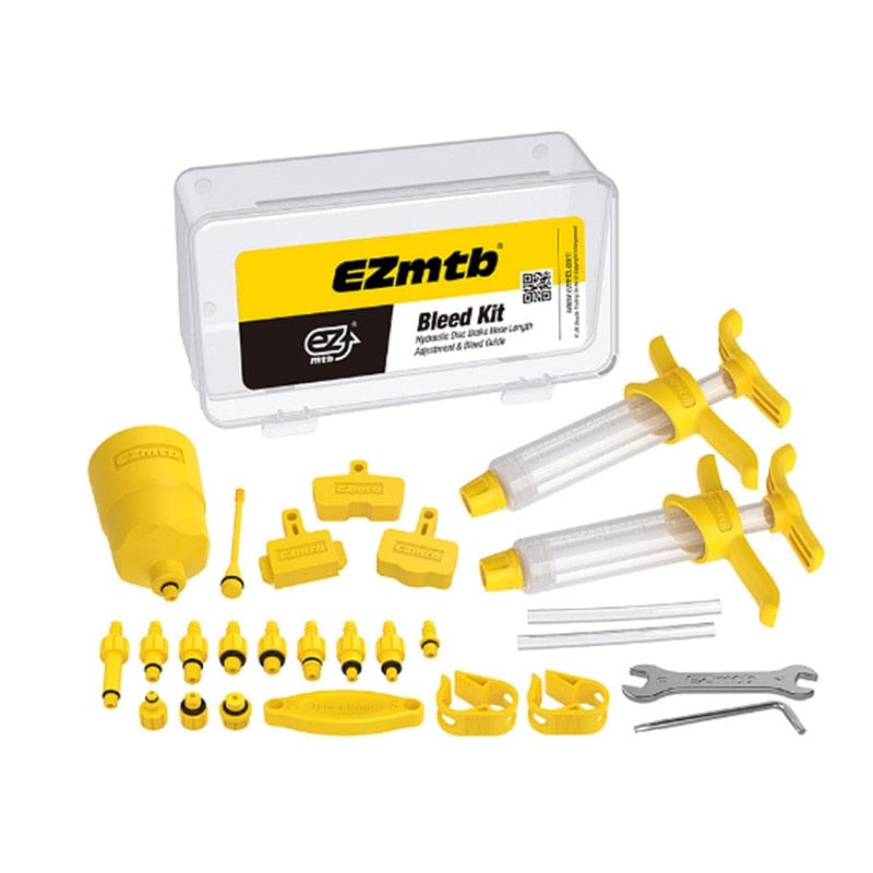 Ezmtb Hydraulic Mineral/ DOT 2 in 1 Brake Bleed Kit for Full Series of Shimano/ Avid Tektro Magura Formula Hayes