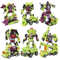 NBK Devastator G1 Transformation Combiner Action Figure Movie Model KO JINBAO Deformation Car Robot Scrapper Scavenger Kid Toys