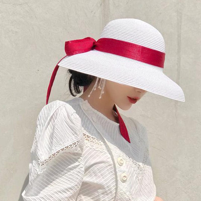 MAXSITI U  Summer Hepburn Style Vintage Design Straw Hat Women Girls Solid Color Beach Holiday  Big Sun Cap